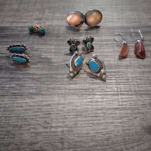 Western Wear Style Earrings-Pack Of Six
